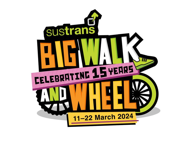 Sustrans Big Walk and Wheel Logo