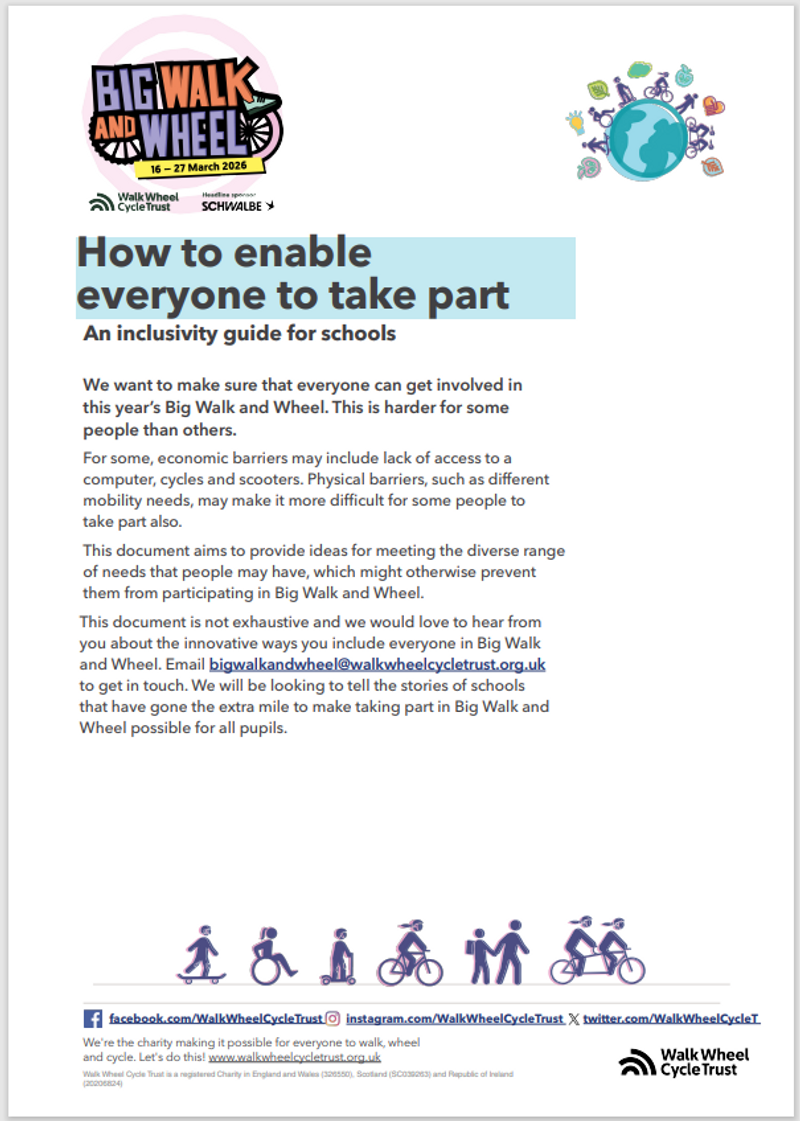 Big Walk and Wheel Inclusivity Guide