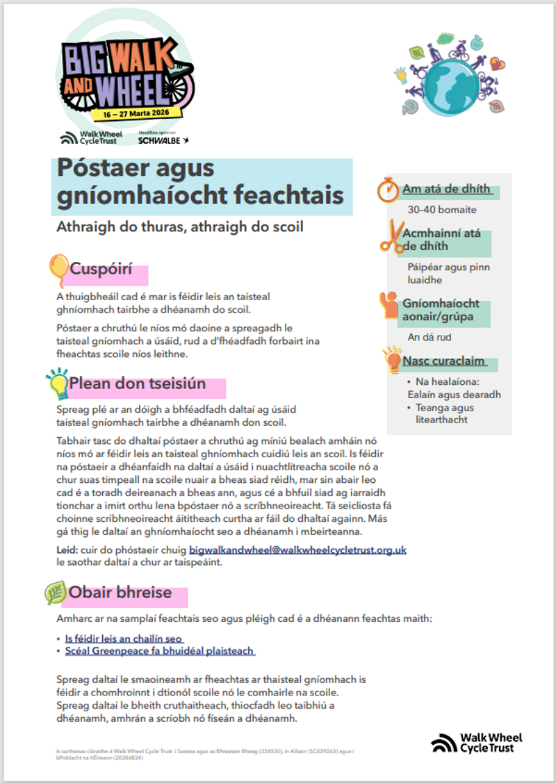 Póstaer agus gníomhaíocht feachtais