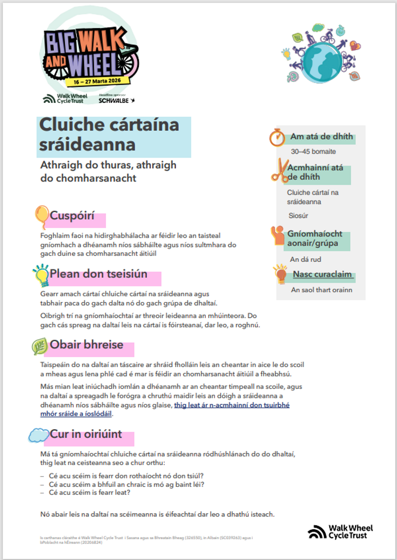 Cluiche cártaí na sráideanna