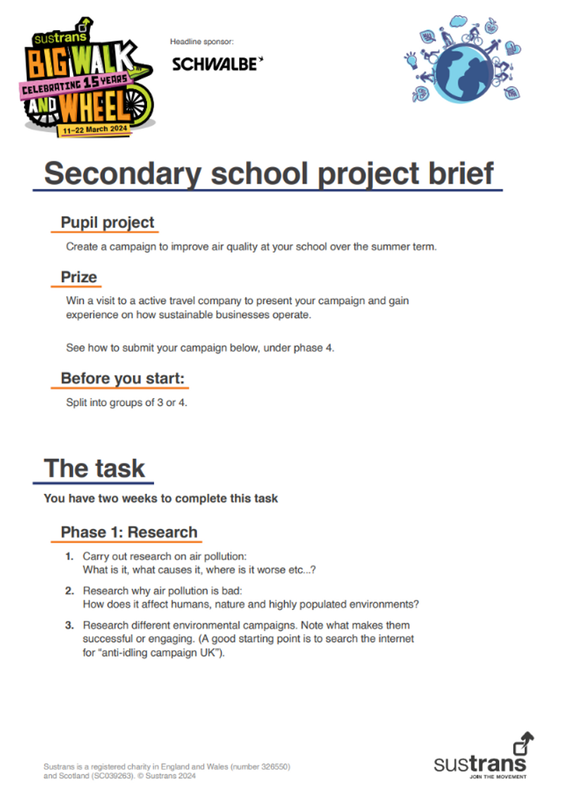 Secondary School Pupil Project