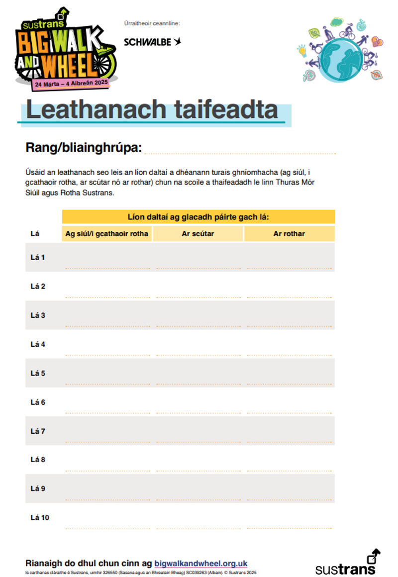 Leathanach taifeadta